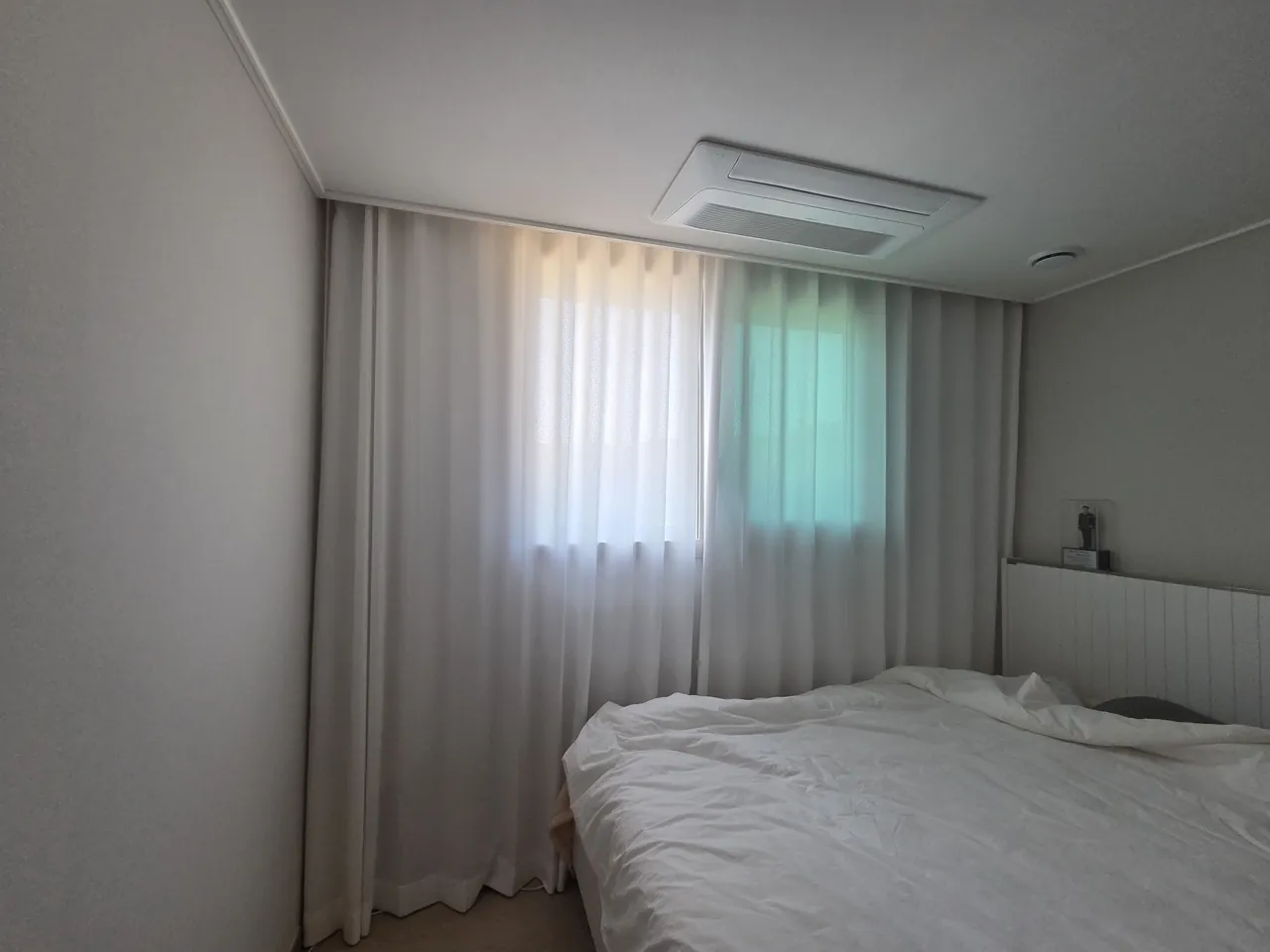 공세동 사계절 3중 방한 커튼