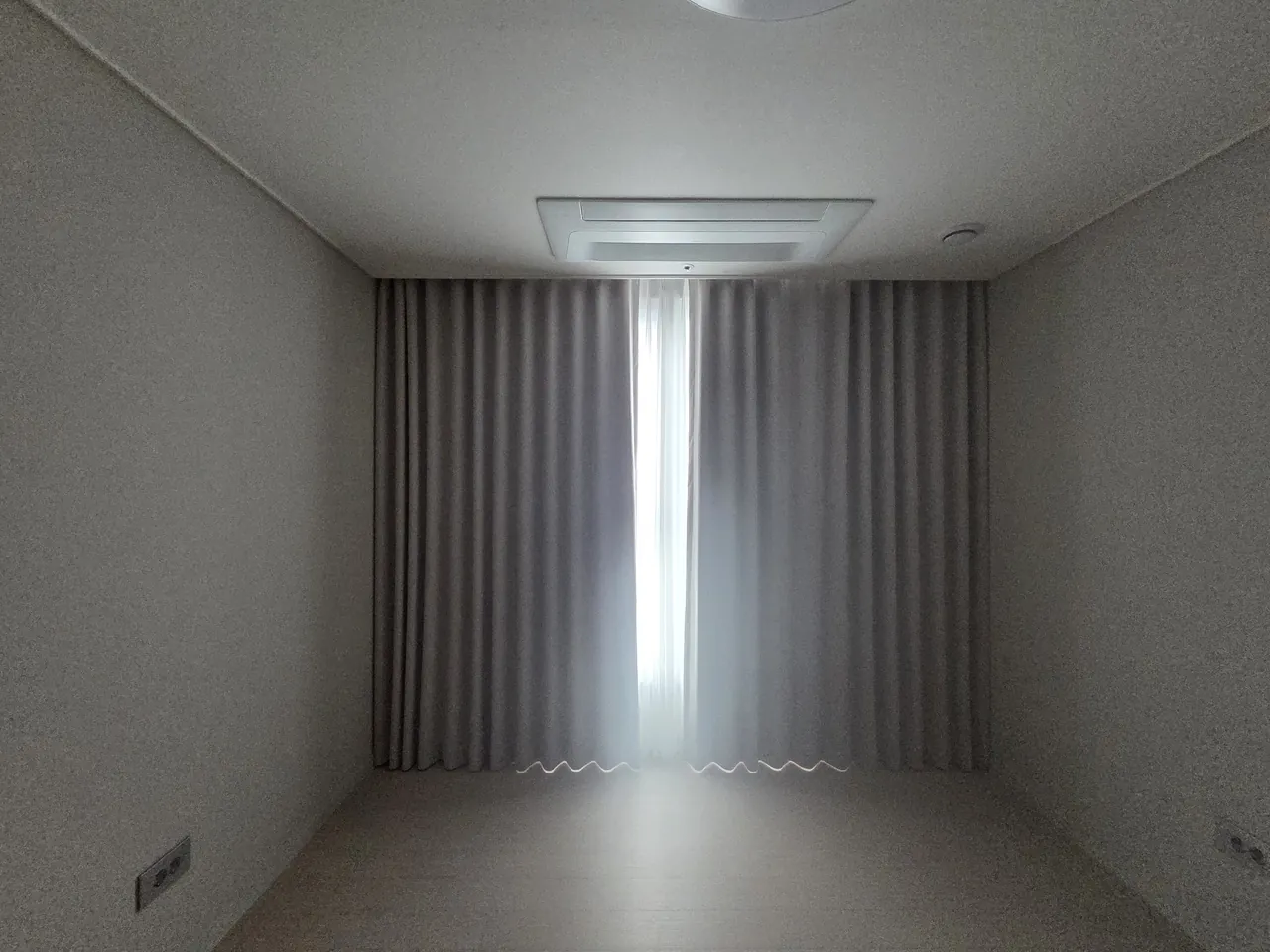 증포동 사계절 3중 방한 커튼